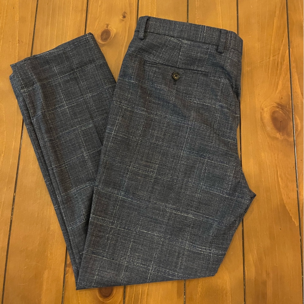 Murano Evan Fit Ultimate Modern Comfort Flat Front Dress Pants Size 34x29